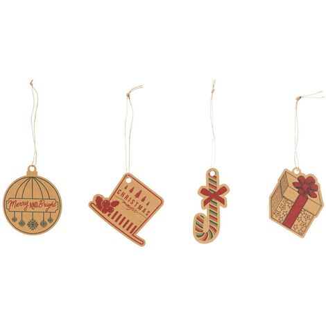 Etichetta del pacchetto kdo tag kraf x12 - Feeric lights & christmas
