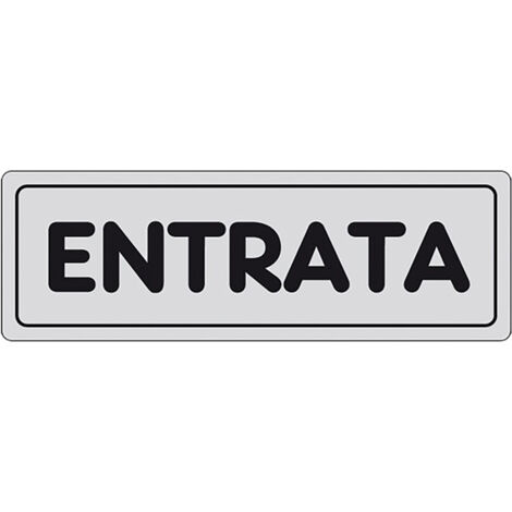 ETICHETTA SEGNALETICA ENTRATA  - EUROSIGNALS