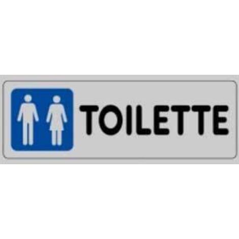Etichetta toilette uomini/donne 15x5 cm conf. da 10 pz