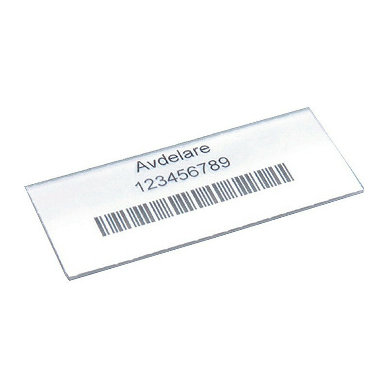 Image of Etichetta trasparente per scatola per scaffale/scatola a 100 parti
