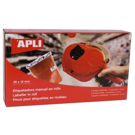 Etichettatrice Manuale Apli 101419 Rosso