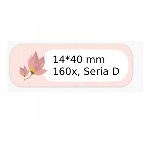Etichette autoadesive NIIMBOT serie D 14 x 40 mm PLANTS2