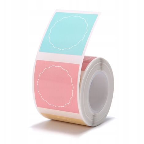 Etichette autoadesive rotonde colorate NIIMBOT da 34 mm, serie B, 200 pezzi, B21/B1/B3S