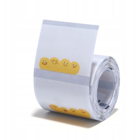 Etichette autoadesive trasparenti rotonde NIIMBOT 41 x 31 mm, 220 pezzi per B21/B3S/B1