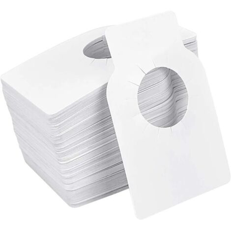 Etichette per bottiglie da 200 pezzi Etichetta per bottiglia in PVC per etichettare Etichette per bottiglie di vino impermeabili per collo di bottiglia