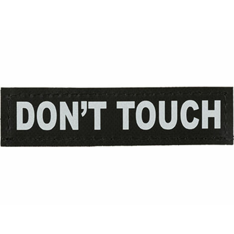 Etichette per imbracatura Julius K9 DON'T TOUCH XS (2 Unità)