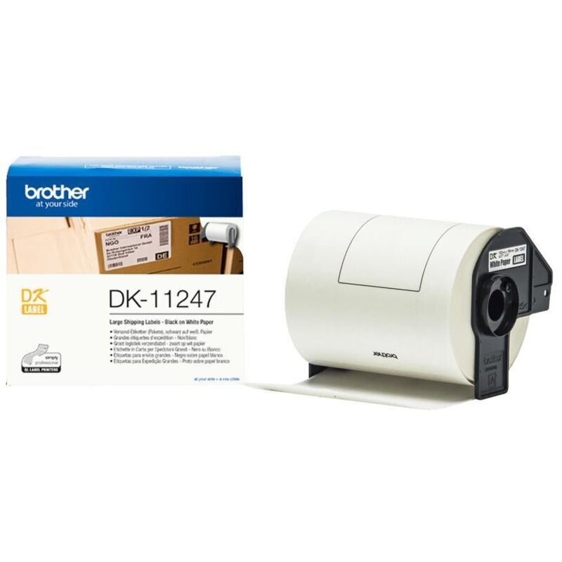 Brother - dk11247 - etichette autoadesive per indirizzo e spedizione 180 pz