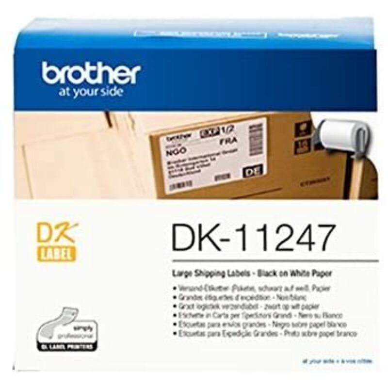 Brother - dk11247 - etichette autoadesive per indirizzo e spedizione 180 pz