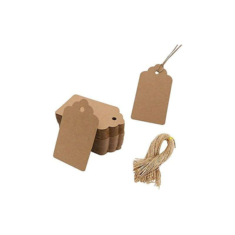 Ilovemilan - Etichette regalo in carta kraft da