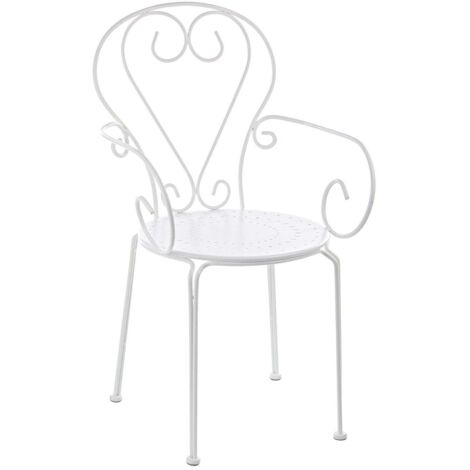 Etienne Outdoor-Sessel Farbe Weiß Bizzotto