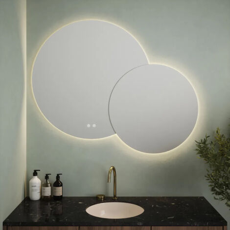 Etienne Tunable LED Frameless Mirror - 1200 x 900 x 34mm IP44 Rated Dimmable Demister Touch Sensor