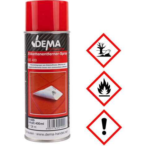 Etikettenlöser Etikettenentferner PROFESSIONAL 400ml Spray Label Aufkleber