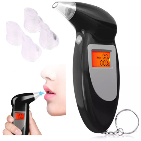 etilometro con boccagli sostituibili 5 punte LCD 01254