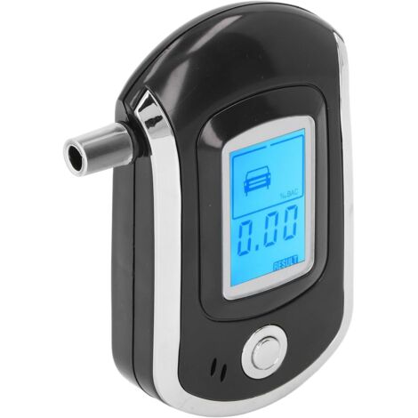 Etilometro portatile con display LCD, spegnimento automatico ad alta precisione, per uso domestico professionale