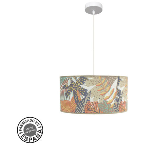 Etiopia 40d lampe suspendue deceiling lamp 1xe27 White/stamped