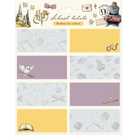 ETIQUETA ESCOLAR ERIK 15,8x20 HARRY POTT - Pack de 10 unidades