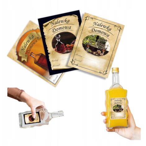 ETIQUETA PEGATINA LICOR LICORES CASEROS 10X LICOR DE BUEN SABOR