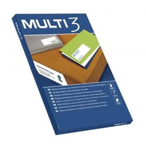 Etiquetas Adhesivas Apli Multi3/ 105 x 148mm/ 100 Hojas