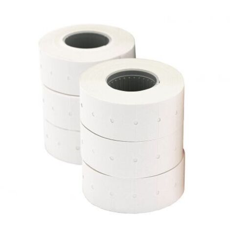 Etiquetas Adhesivas en Rollo Apli 100923/ 26 x 16mm/ Pack de 6 Rollos