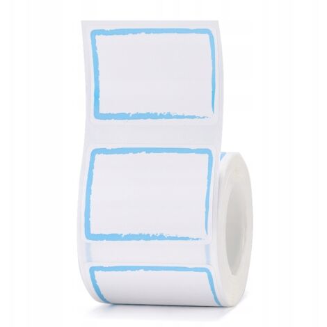 Etiquetas adhesivas RFID NIIMBOT 40 x 30 mm, marco azul, 230 unidades, serie B, originales