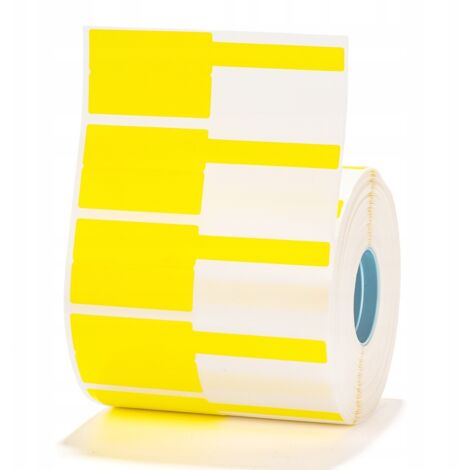 Etiquetas autoadhesivas NIIMBOT 38 x 25 + 40 mm, 1000 piezas, para impresora KABLI K3/W AMARILLAS