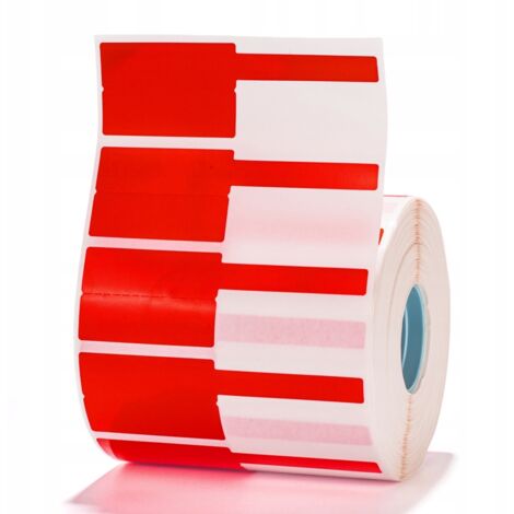 Etiquetas autoadhesivas NIIMBOT 38 x 25 + 40 mm, 1000 unidades, para impresora KABLI K3/W ROJAS