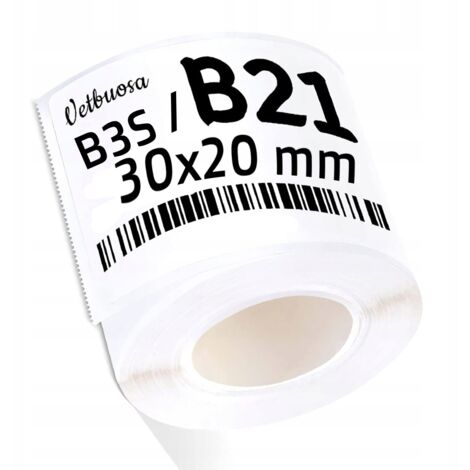 Etiquetas autoadhesivas NIIMBOT B21 B3S 30 x 20 mm, 320 piezas
