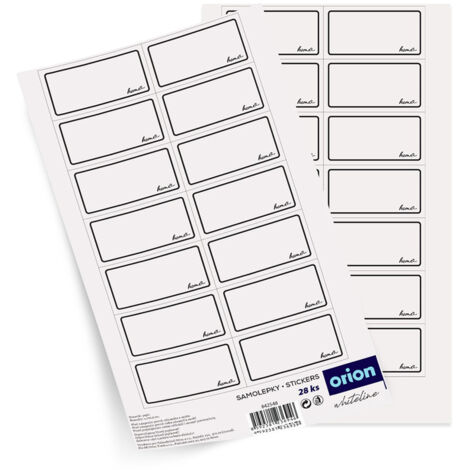 Etiquetas autoadhesivas para frascos WHITELINE 28 uds.