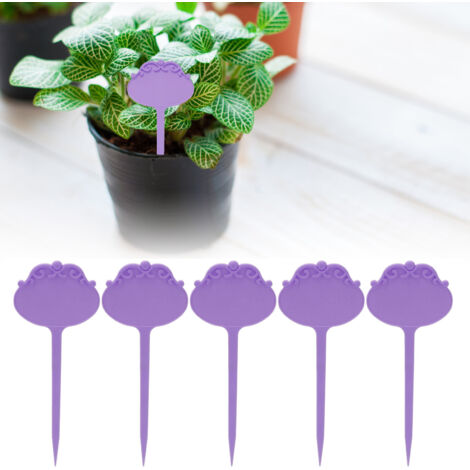 Etiquetas de plástico impermeables para plantas, 50 unidades, 16 x 6,8 cm, para jardines y huertos.