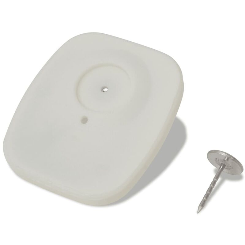 

vidaXL Etiquetas Magnético-Acústicas RF 2000 Piezas 8,2 MHz Blanco