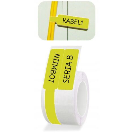 Etiquetas para cables NIIMBOT B21/B3S de 25 x 38 mm, 100 unidades