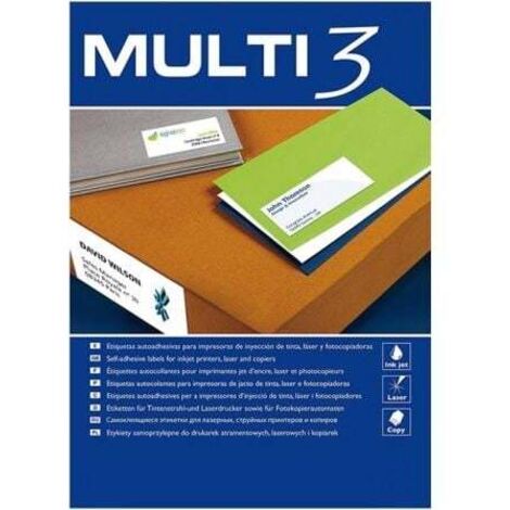 Etiquetas para Impresora Apli 4719 52,5 x 29,7 mm Blanco