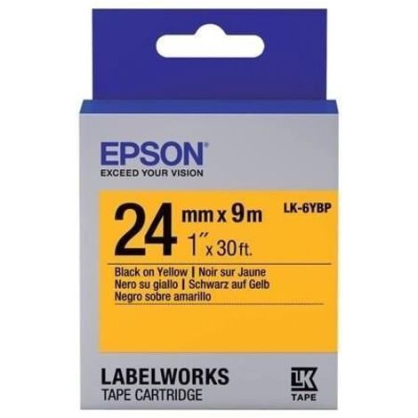 Etiquetas para Impresora Epson C53S656005 Negro Negro/Amarillo