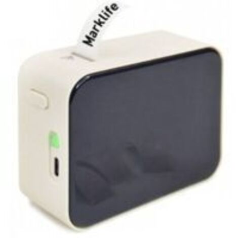 Étiqueteuse Bluetooth, mini-imprimante d'étiquettes autocollantes P15, connexion à l'application, compatible iOS et Android, idéale pour la maison, le bureau et l'école (beige)