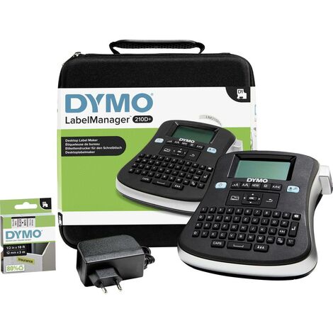 Etiqueteuse Dymo Labelmanager 210D+ – Rubans D1 6/9/12 mm – Technologie d'impression thermique – Interface utilisateur intuitive