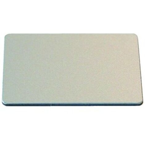 Étiquette à encliqueter 18x27 couleur aluminium - sans inscription EATON M22-XST