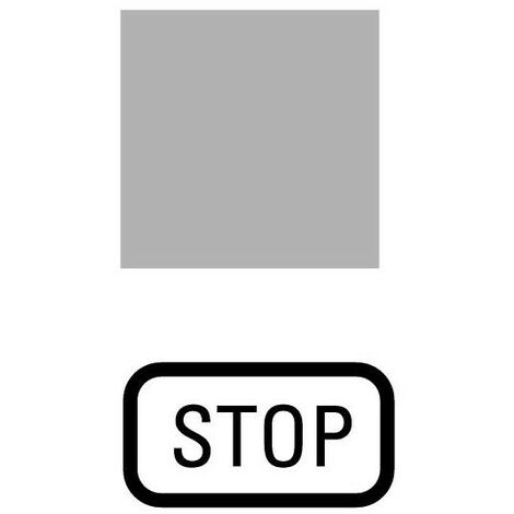 Étiquette à encliqueter transparente STOP EATON 110LQ25