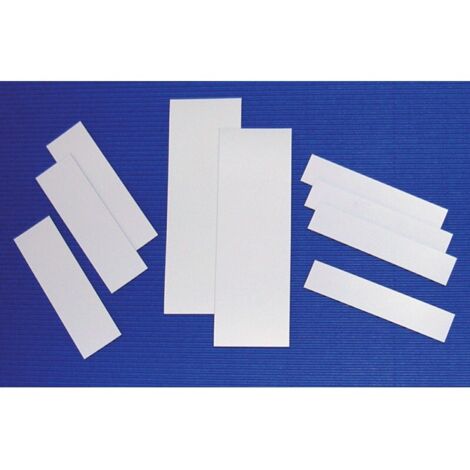 Etiquette autocollante VE 100 blanc 20x0,6x100mm Beloh