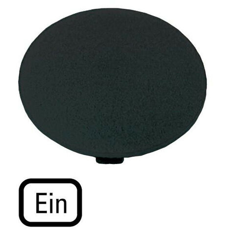 Étiquette bouton ' coup de poing ' noir EIN EATON M22-XDP-S-D6