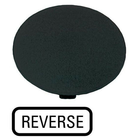 Étiquette bouton ' coup de poing ' noir REVERSE EATON M22-XDP-S-GB16