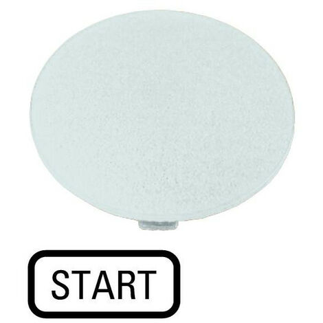 Étiquette bouton ' coup de poing ' noir START EATON M22-XDP-W-GB1
