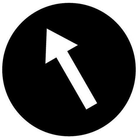 Étiquette bouton ' coup de poing ' noir symbole flèche EATON M22-XDP-S-X8