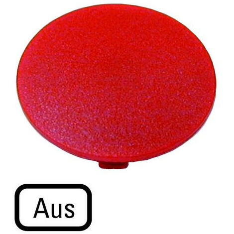 Étiquette bouton ' coup de poing ' rouge ARRET EATON M22-XDP-R-D5