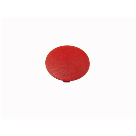 Étiquette bouton ' coup de poing ' rouge sans inscription EATON M22-XDP-R