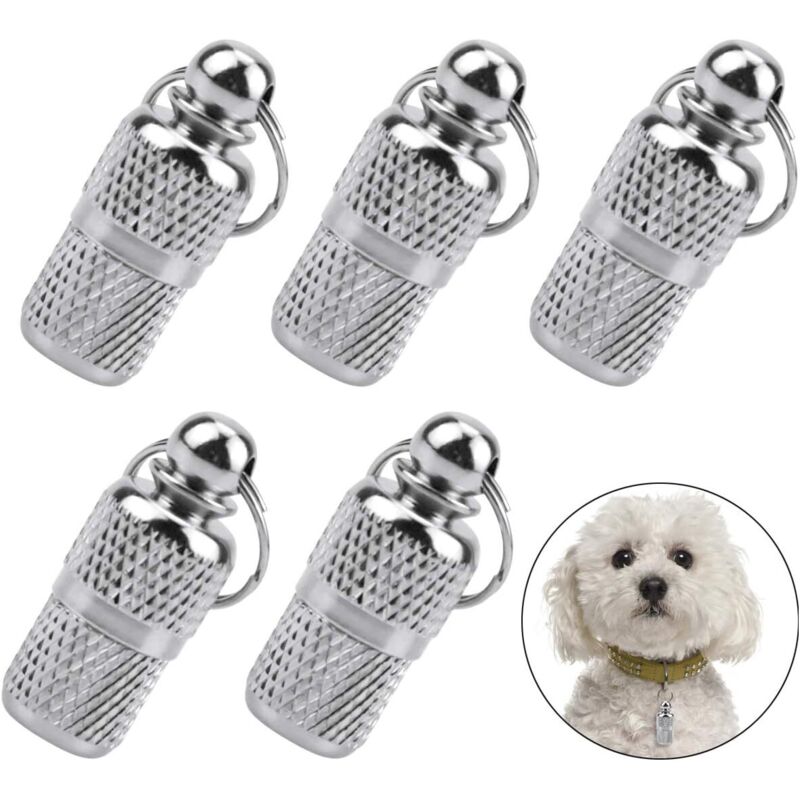 Beijiyi - tiquette de nom de chien pendentif de chat, étiquette d'identification d'animal de compagnie Anti-perte de pendentif de chien, porte-clés