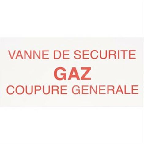Etiquette de sécurité 200x100mm