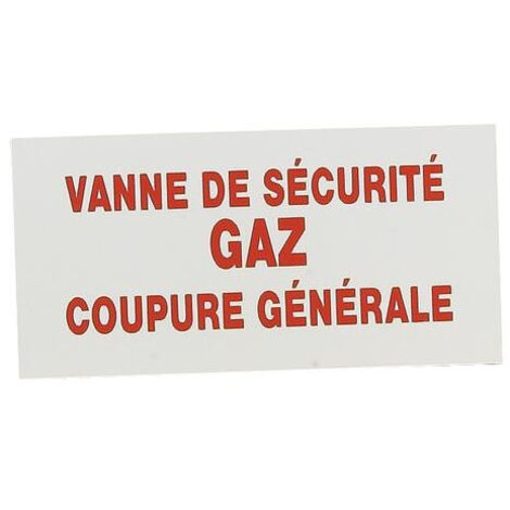 ETIQUETTE DE SIGNALISATION RIGIDE