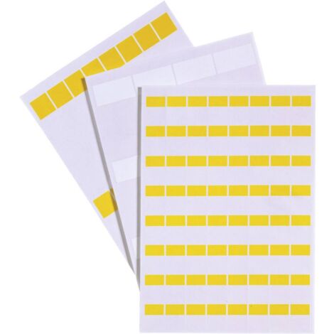 LAPP 83256150 LCK-60 YE Etiquette Fleximark 50 x 19 mm Couleur de la surface de marquage: jaune Nombre détiquettes: 20