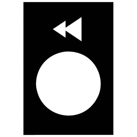 etiquette - harmony - 30 x 40 mm - noir - gauche ou descente - pv et gv - schneider electric zb2by2906