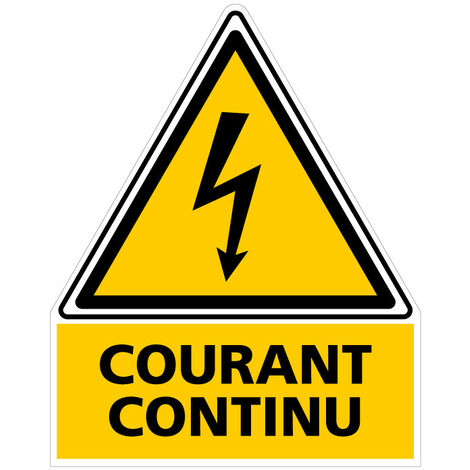 ETIQUETTE PHOTOVOLTAIQUE COURANT CONTINU (C1134). A l'unité . - A l'unité